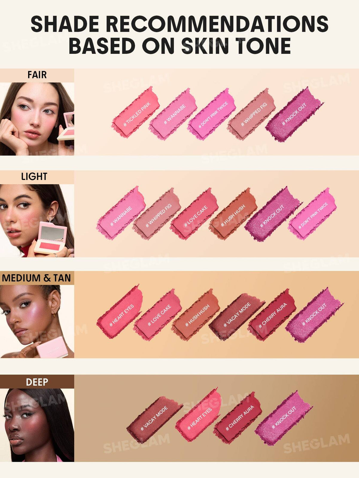 SHEGLAM Dream Touch Blush
