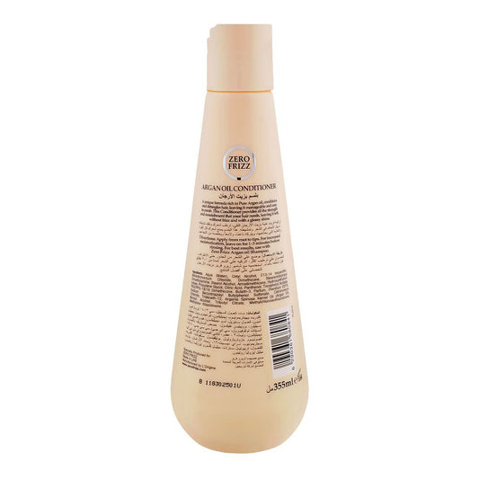 Zero Frizz The Science Of Smooth Argan Oil Hair Conditioner 355ml - sheesha