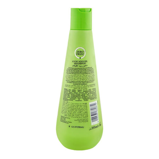 Zero Frizz The Science Of Smooth Avocado oil Hair Shampoo 355Ml - sheesha