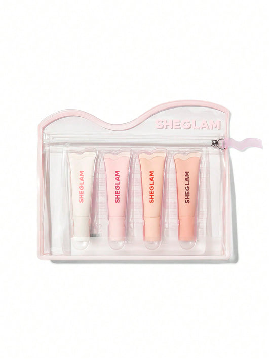 Sheglam Crystal Glaze Moisturizing Lip Care Cream Kit - sheesha