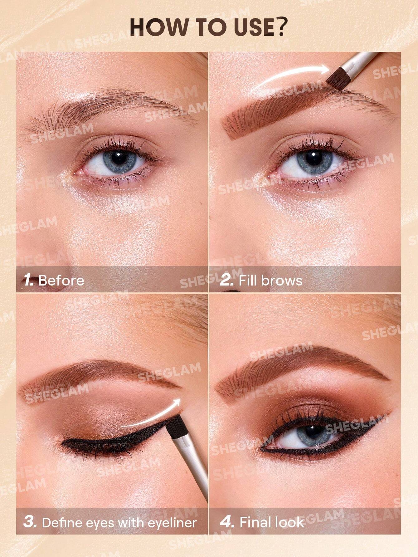 Sheglam streamline brow & eyeliner gel - sheesha