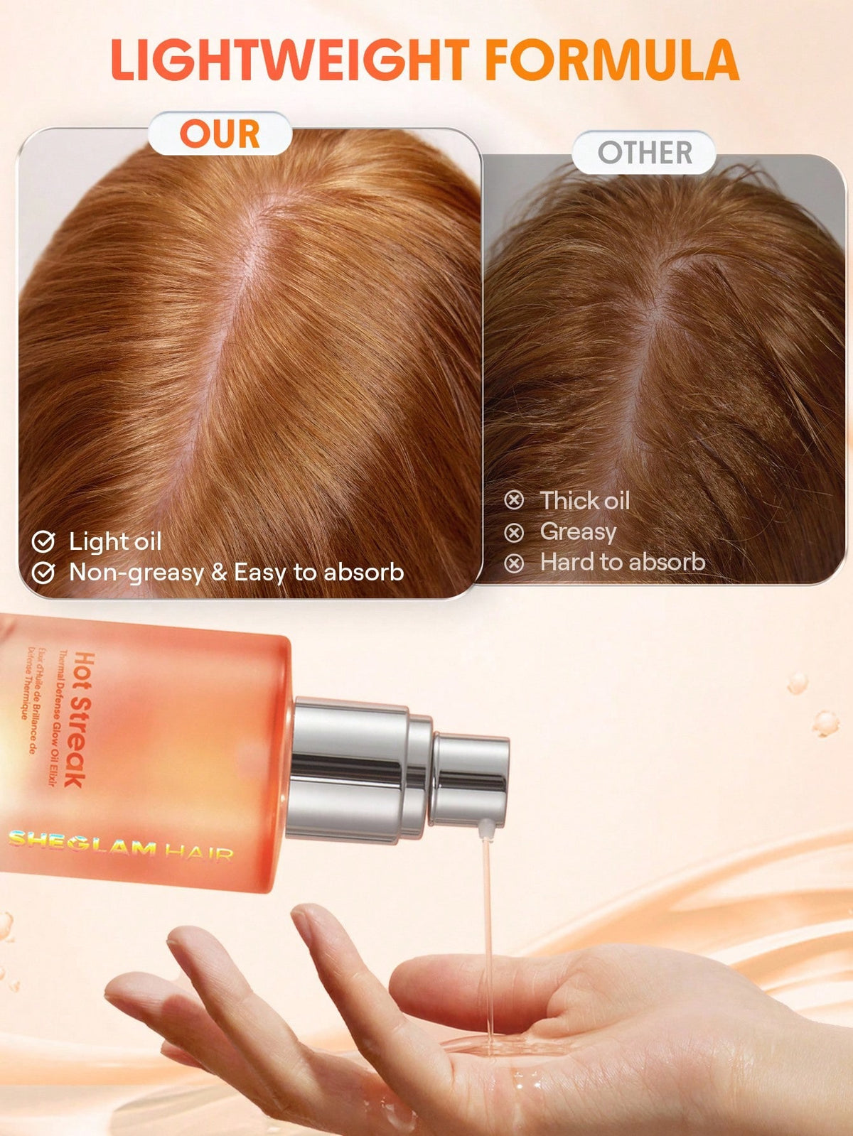 SHEGLAM Hot Streak Thermal Defense Glow Oil Elixir 50ml