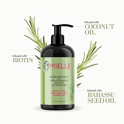 Mielle Organics Rosemary Mint Strengthening Leave In Conditioner - sheesha