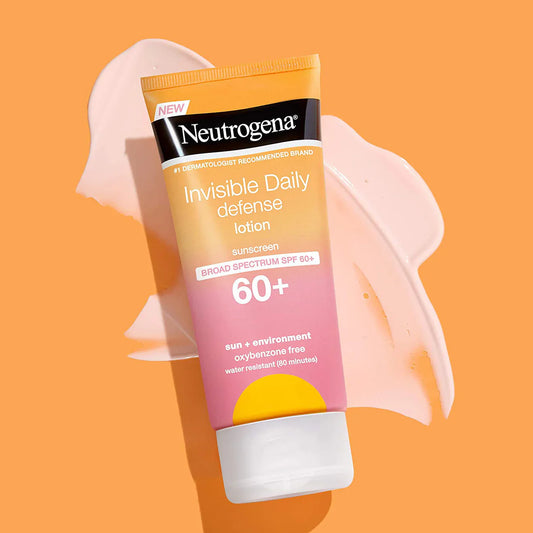 Neutrogena Invisible Daily Defense Lotion Sunscreen SPF 60+ (88ml) - sheesha