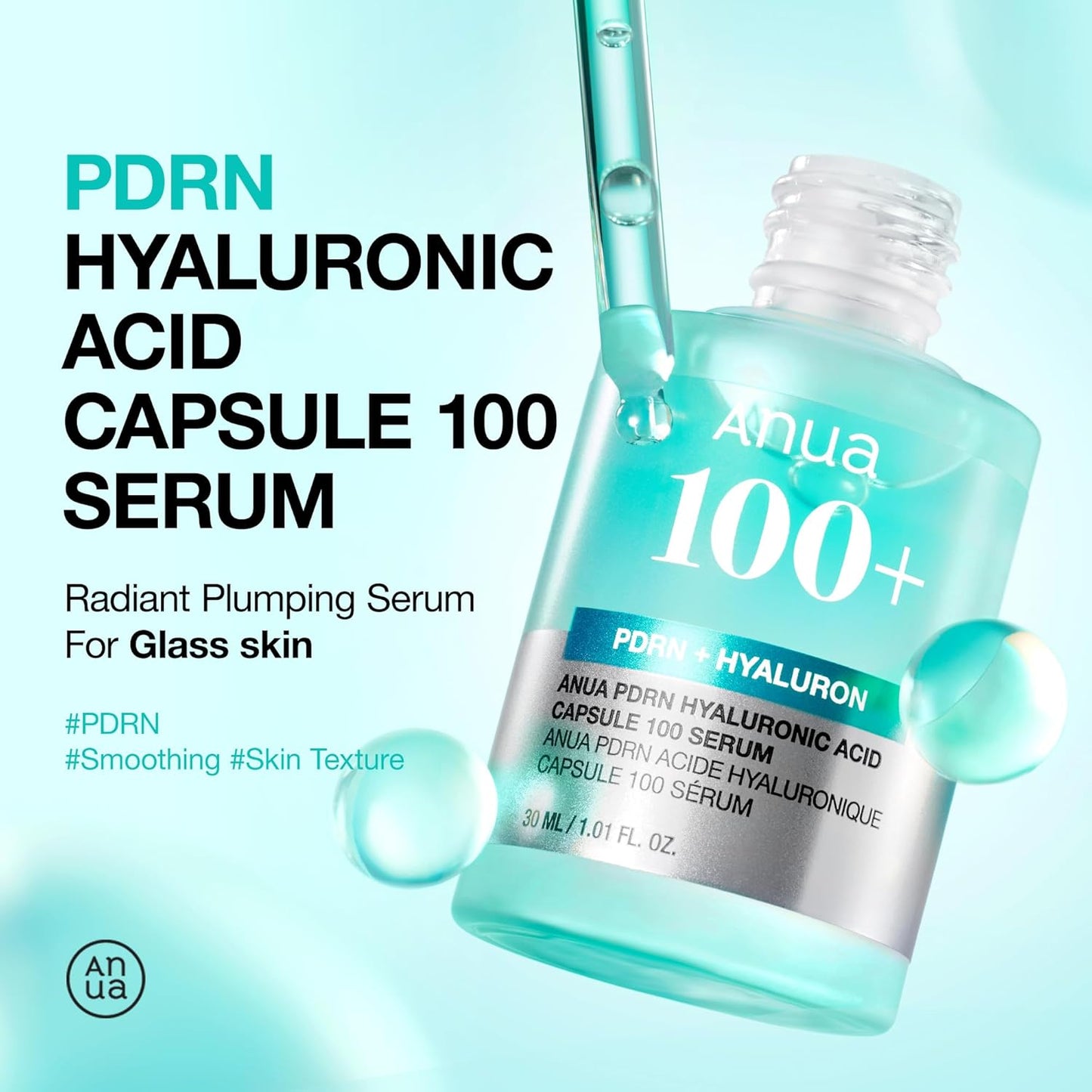 Anua PDRN Hyaluronic acid Capsule 100 Serum 30ml - sheesha