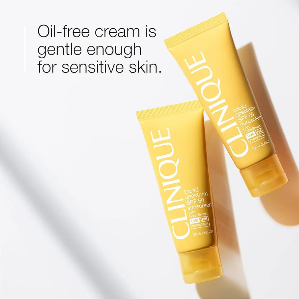 Clinique Sun SPF 50 Face Cream UVA/UVB for Sensitive Skin