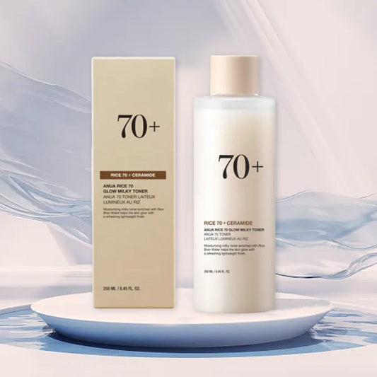 Anua Rice 70 + Ceramide Glow Milky Toner 250ml - sheesha