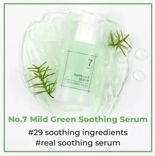 Numbuzin No.7 Mild Green Soothing Serum 50ml - sheesha