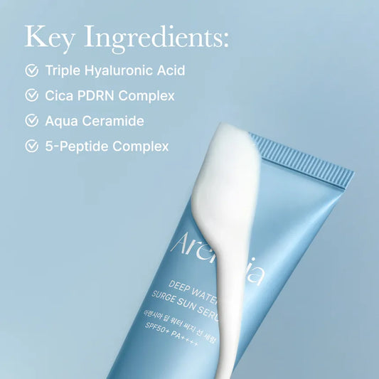 Arencia Deep Water Sugar Sun Serum SPF 50 - sheesha