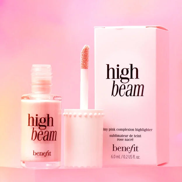 Benefit High Beam Satiny Pink complexion Highlighter 6ml - sheesha