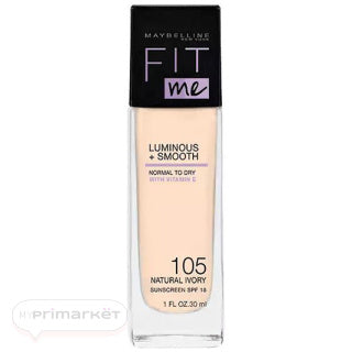Maybelline Fit Me Luminous Smooth Liquid Foundation 30ml - sheesha