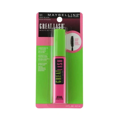 Maybelline Great Lash Mascara 101 Very Black Noir Intense