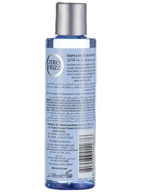 Zero Frizz The Science Of Smooth Keratin Hair Serum 148ml - sheesha