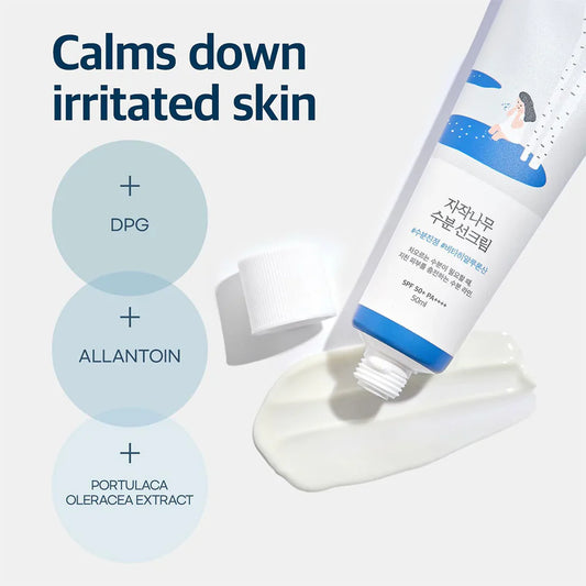 Round Lab Birch Juice Face Moisturizing Sunscreen SPF50+ PA++++ - sheesha