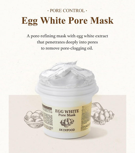 SKINFOOD Egg White Pore Mask - sheesha