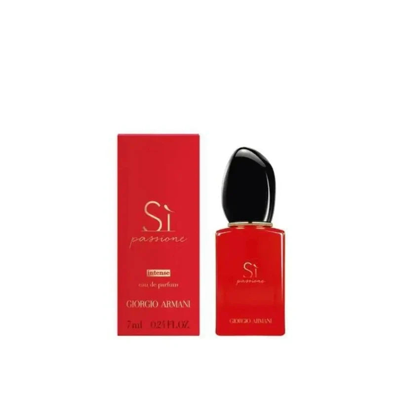 Giorgio Armani Sì Passione Eau de Parfum 7ml – Luxury Floral Fruity Perfume for Women Travel Size