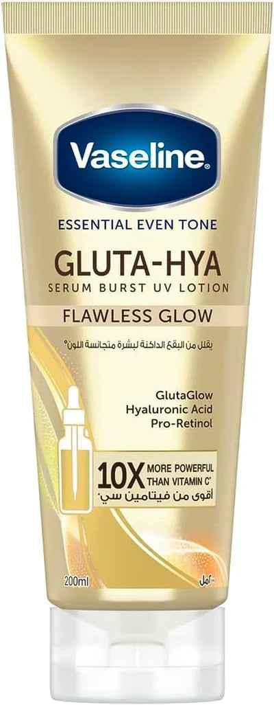 Vaseline Lotion - Gluta Hya Flawless Glow Serum-In-Lotion 200ml - sheesha