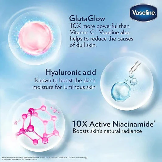 Vaseline Lotion - Gluta Hya Smooth Radiance Serum Burst 200ml - sheesha
