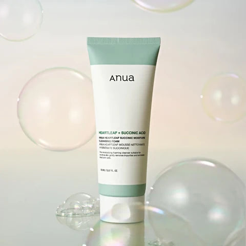 ANUA Heartleaf Succinic Acid Moisture Cleansing Foam 150ml