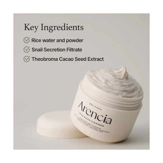 Arencia Rice Mucin Cleanser 120g - sheesha