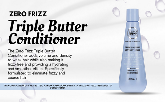 Zero Frizz The Science Of Smooth Triple Butter hair Conditioner 355Ml - sheesha