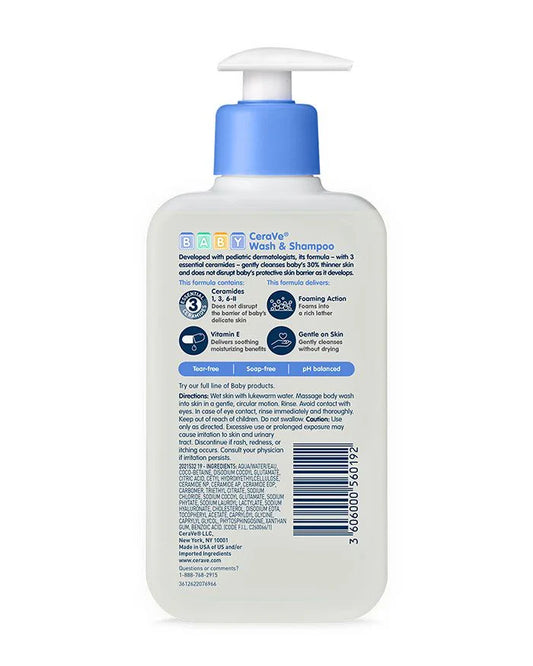 CeraVe Baby Wash & Shampoo 237ml - sheesha