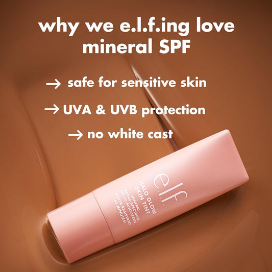 ELF Halo Glow Mineral Foundation Skin Tint Spf50 - sheesha