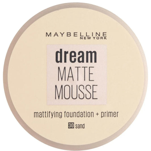 Maybelline Dream Matte Mousse Mattifying Foundation and Primer - sheesha