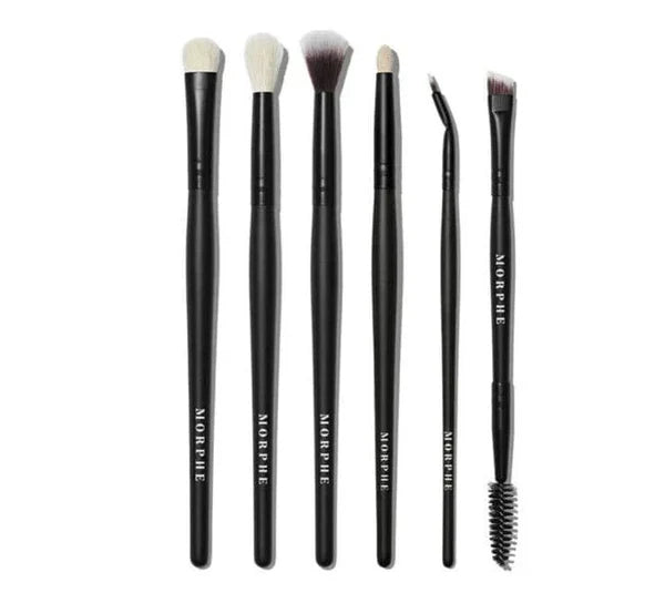 Morphe Eye Stunners 6 Pieces Eye Brush Set + Bag - sheesha
