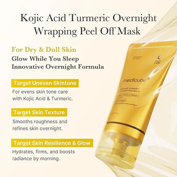 Medicube Kojic Acid Turmeric Night Wrapping Face Mask 75ml - sheesha
