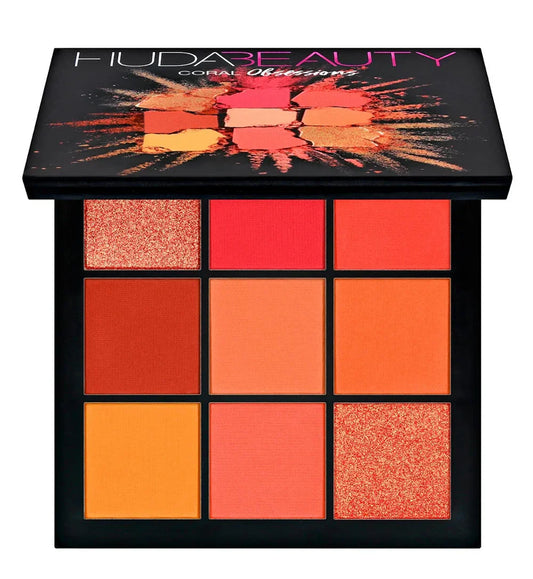Coral obsessions eyeshadow palette by Hudabeauty - sheesha