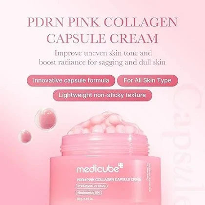 Medicube PDRN Pink Collagen Capsule Cream 55g - sheesha