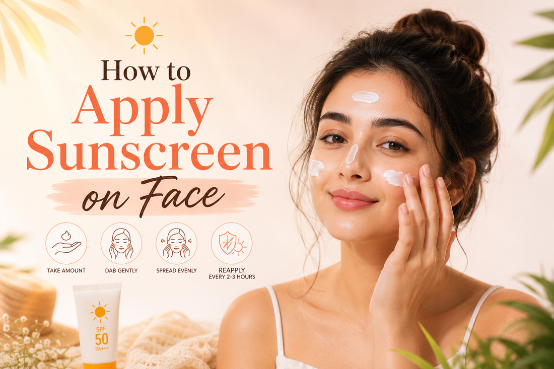 How to Apply Sunscreen on Face