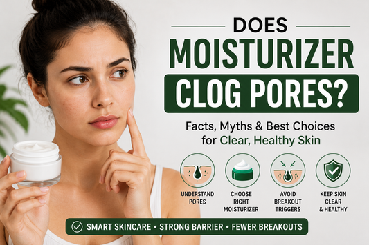 does moisturizer clog pores