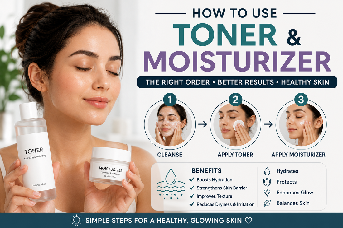 moisturizer and toner