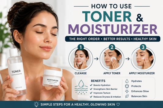 moisturizer and toner