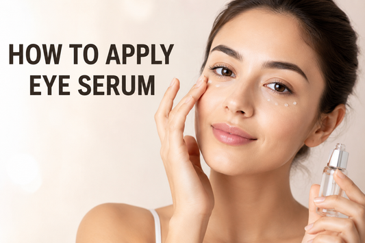 how to apply eye serum
