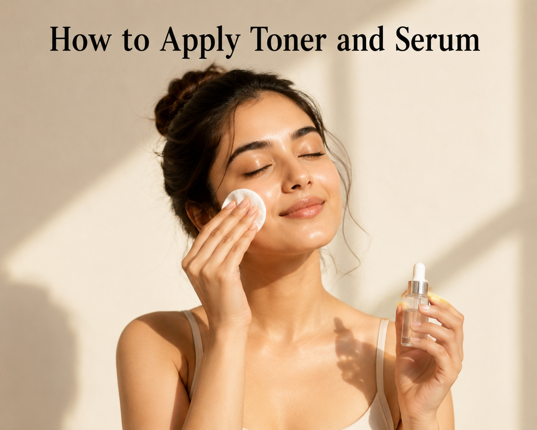 How to Apply Toner and Serum