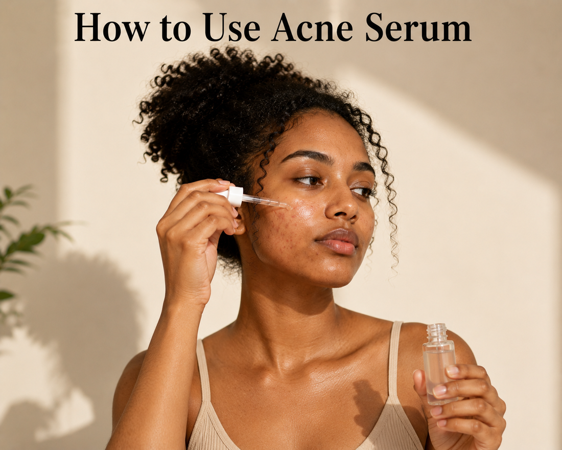 how to use acne serum