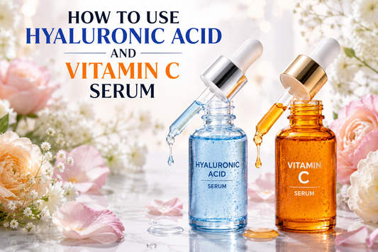 how to use hyaluronic acid and vitamin c serum