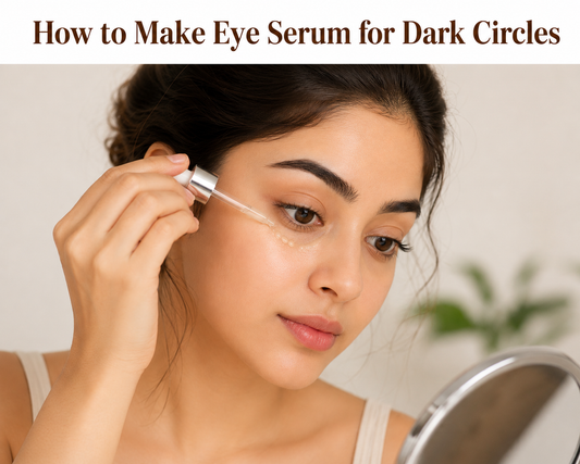 how to make eye serum for dark circles