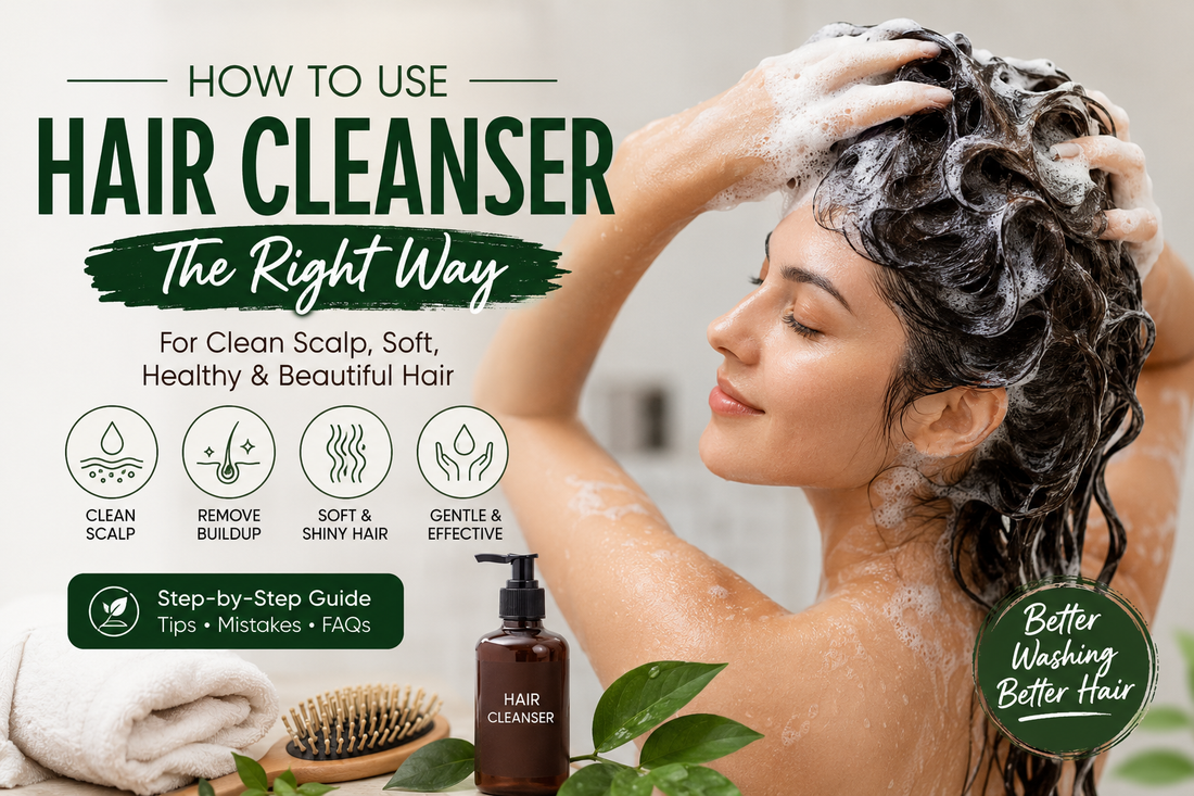 how to use hair cleanser