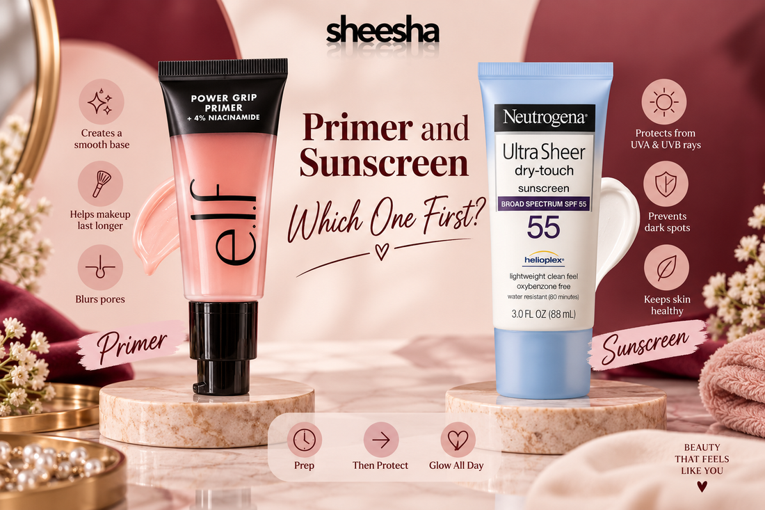 Primer and Sunscreen Which One First