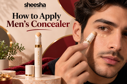 How to Apply Men's Concealer 