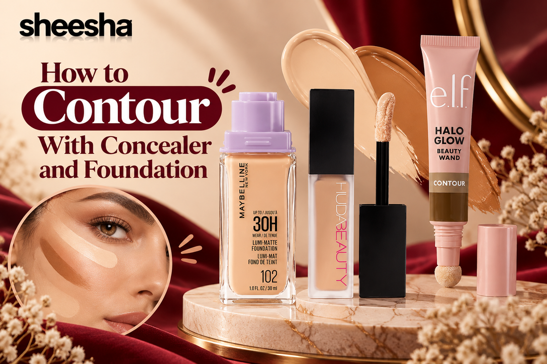 How to Contour With Concealer and Foundation 