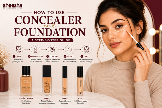 How to Use Concealer and Foundation