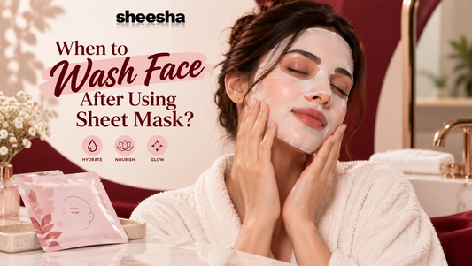 When to Wash Face After Using Sheet Mask?