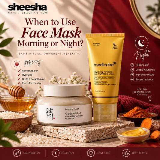 When to Use Face Mask Morning or Night?