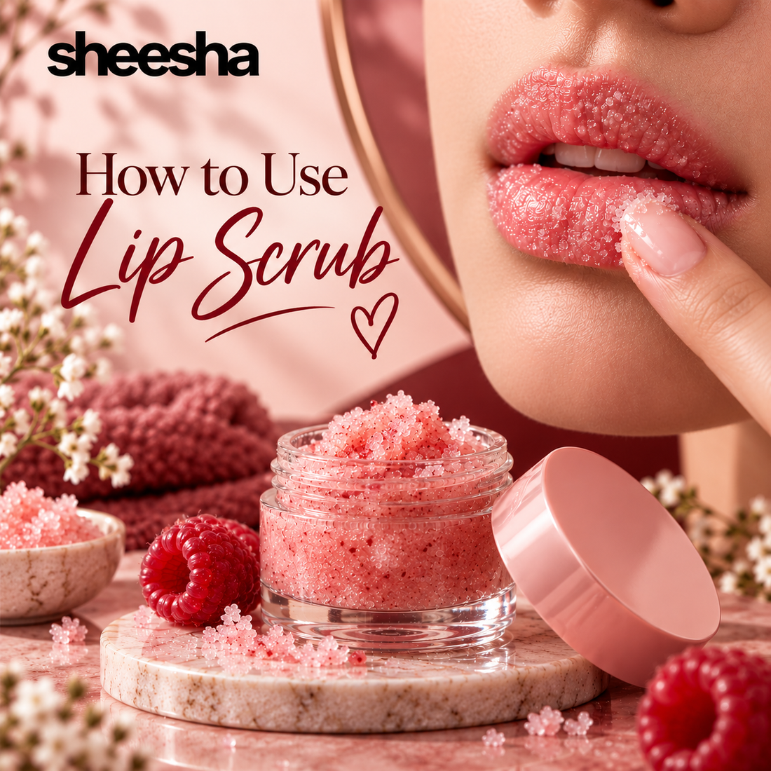 How to Use Lip Scrub