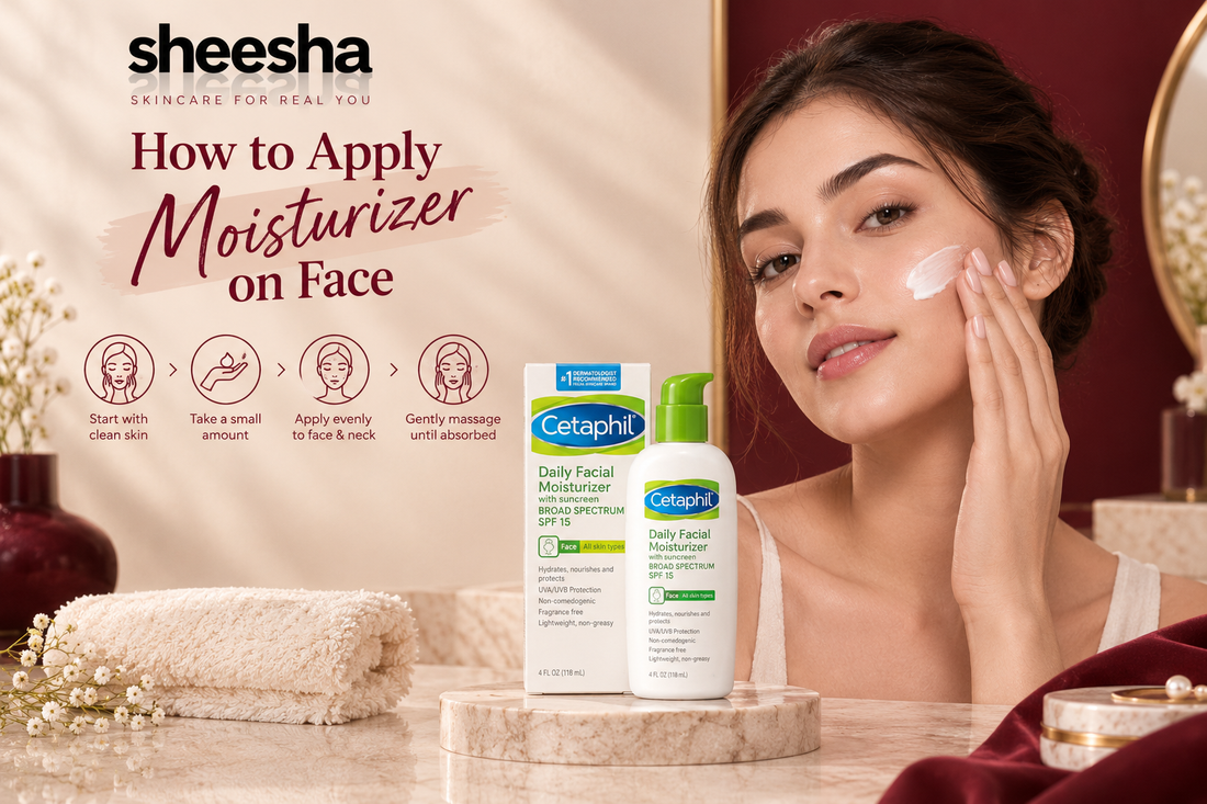 How to Apply Moisturizer on Face